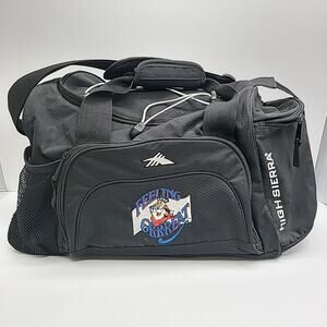 Rare Tony The Tiger Feeling Grrreat High Sierra Duffle Bag Black 17"x 10"